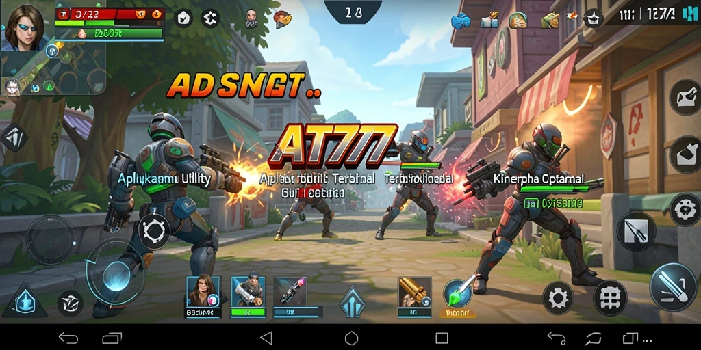 Tampilan antarmuka AT777 yang sederhana dan fungsional.
