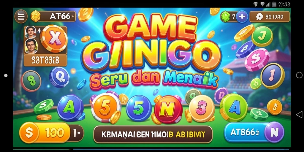 Gameplay Bingo menarik di AT866 dengan berbagai tantangan seru.