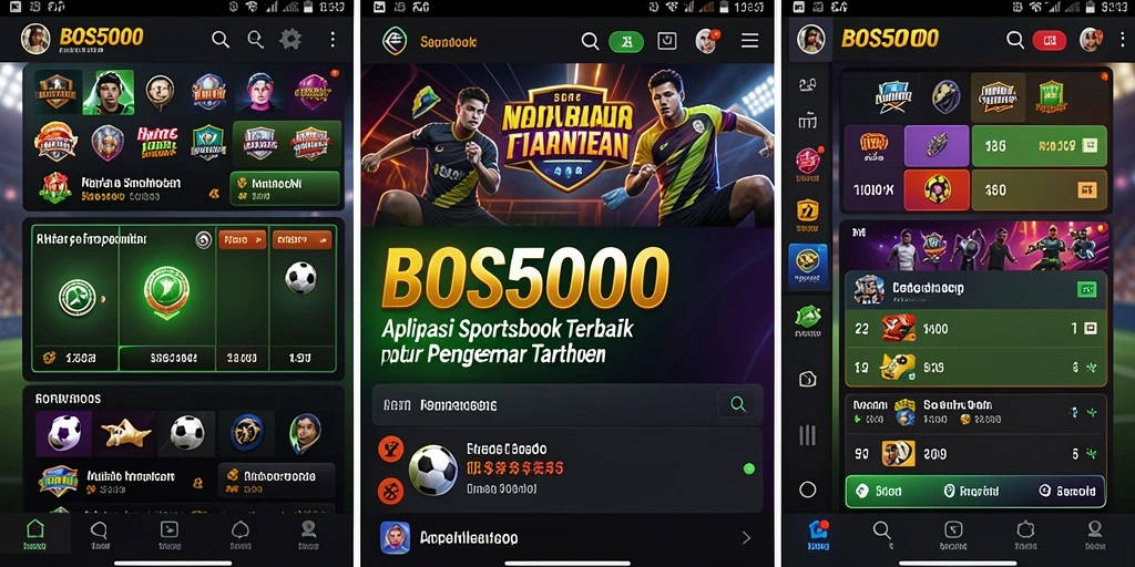 Tampilan gameplay dan fitur taruhan di BOS5000.