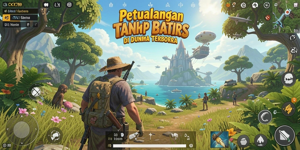 Gameplay CK789 menunjukkan petualangan seru di dunia terbuka.