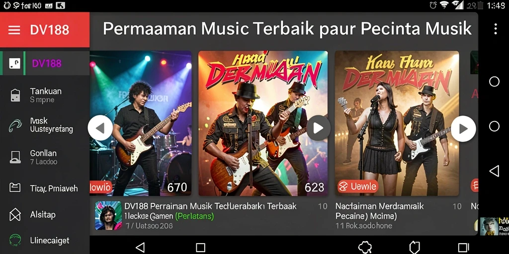 Tampilan screenshot <strong>DV188</strong> menunjukkan gameplay interaktif yang seru.