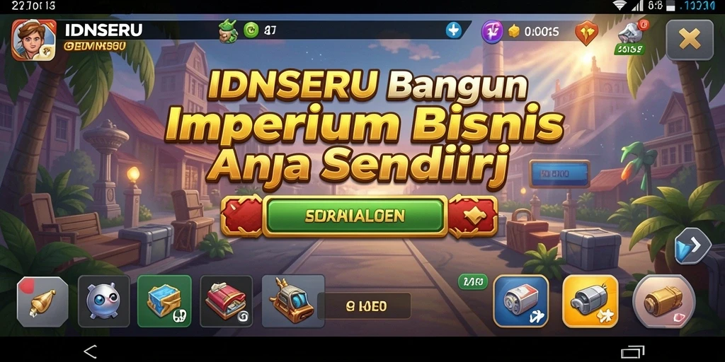 Tampilan menarik dari gameplay <strong>IDNSERU</strong> yang penuh strategi Tycoon.