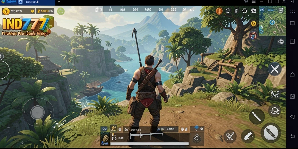 Tampilan seru dari gameplay IND777 yang menampilkan kebebasan eksplorasi.