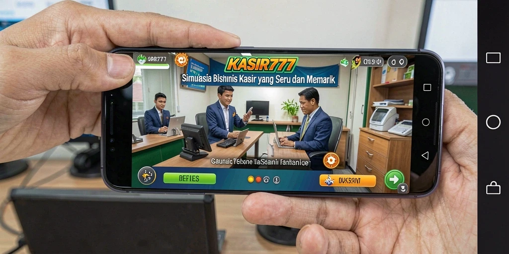 Tampilan gameplay KASIR777 yang interaktif dan mendidik.