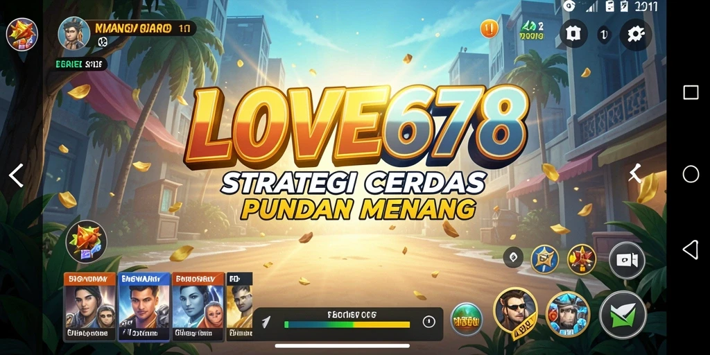 Screenshot dari gameplay strategi yang mendebarkan.