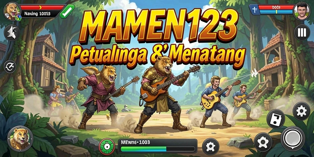 Tampilan gameplay petualangan seru dalam MAMEN123 yang penuh tantangan.