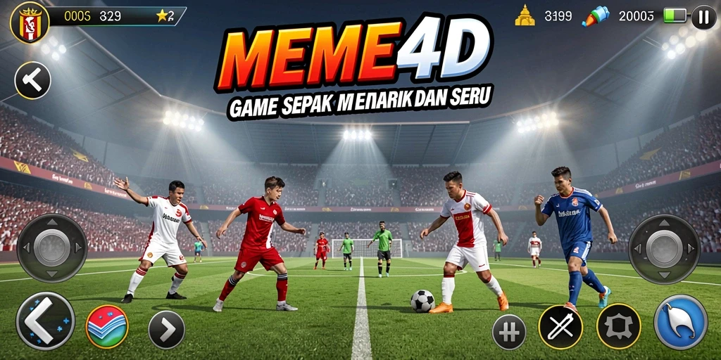 Screenshot gameplay yang menunjukkan aksi mendebarkan dari <strong>MEME4D</strong>.