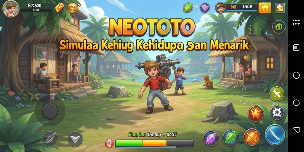 Tampilan gameplay NEOTOTO yang menarik dan interaktif.