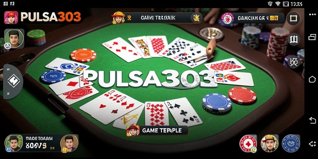 Screenshot gameplay PULSA303 menunjukkan keseruan bermain Gaple.