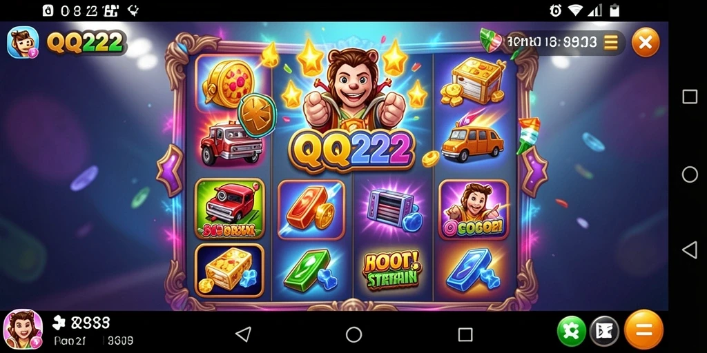 Tampilan menarik dari gameplay QQ222 yang mendebarkan.