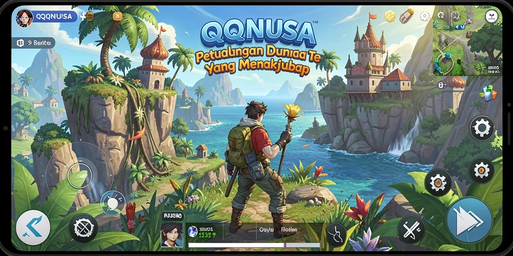Screenshot menampilkan gameplay menarik dari petualangan di dunia Open World.