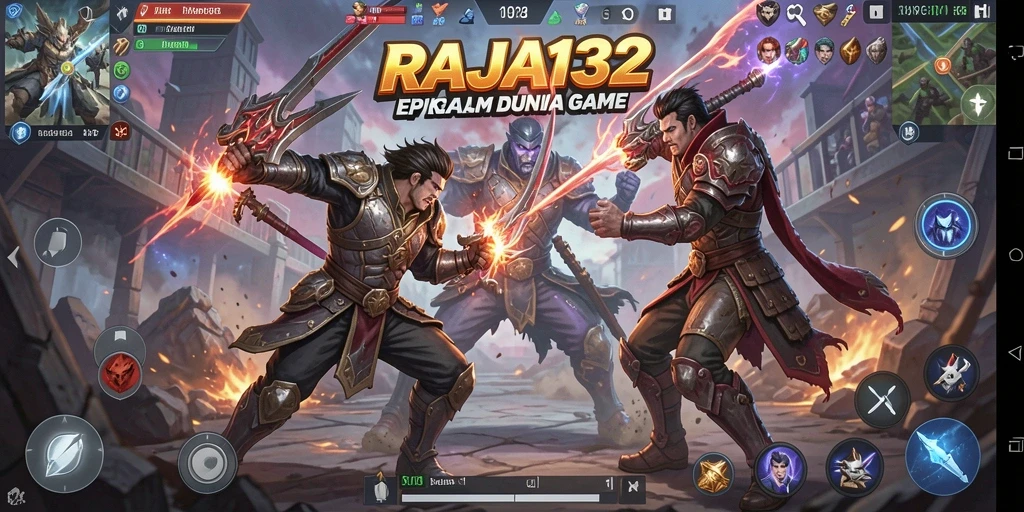 Tampilan seru pertarungan di RAJA132 dengan grafis menawan.