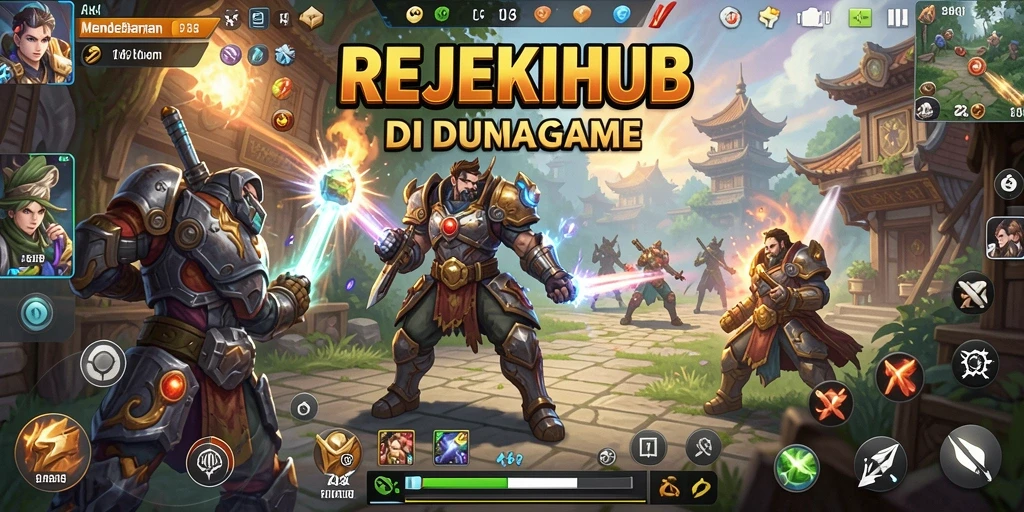 Screenshot gameplay REJEKIHUB menampilkan aksi mendebarkan.