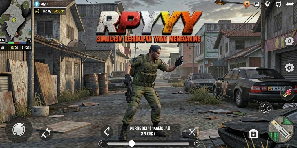 Screenshot gameplay menunjukkan keasyikan bermain RPYYY.