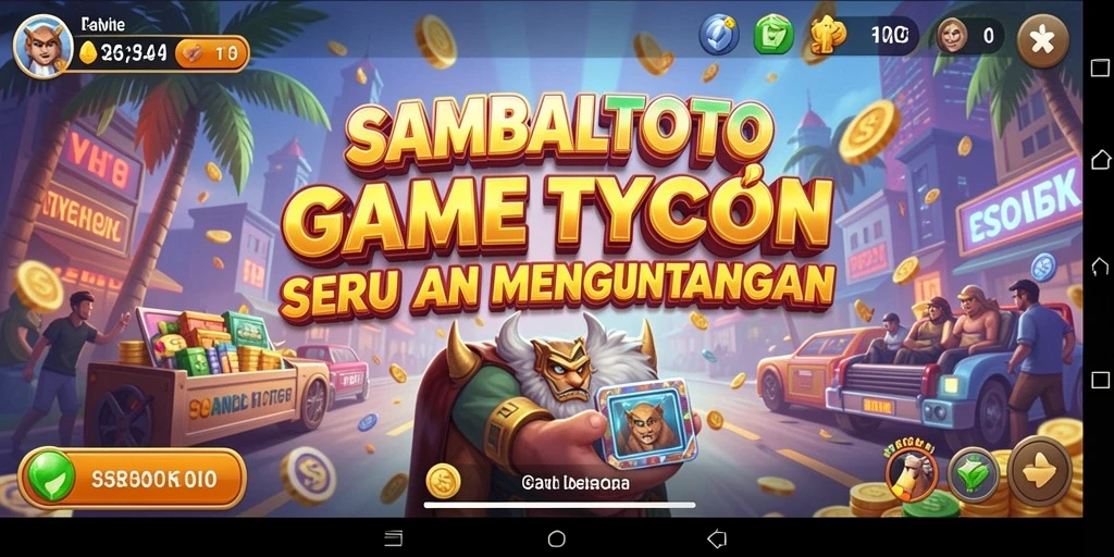 Gameplay <strong>SAMBALTOTO</strong> yang menantang dan menarik, penuh strategi bisnis.