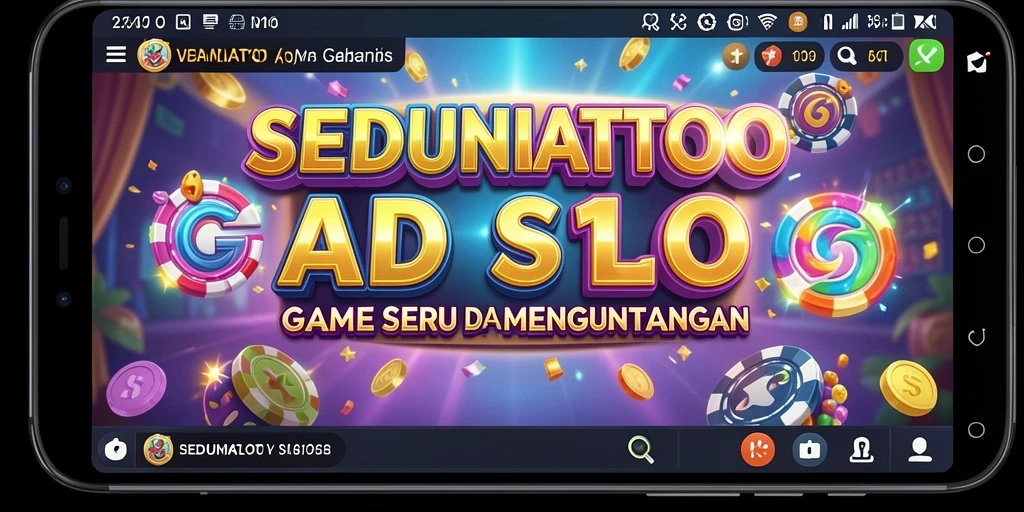 Tangkapan layar SEDUNIATOTO menunjukkan gameplay slot yang mengasyikkan dan berpotensi menang besar.