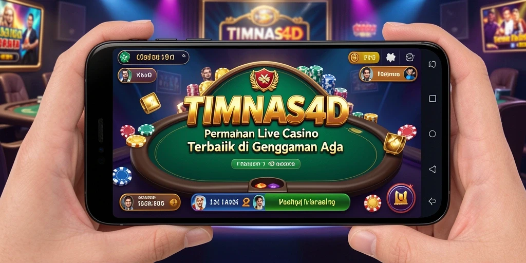 Tampilan gameplay Live Casino yang mendebarkan di TIMNAS4D.