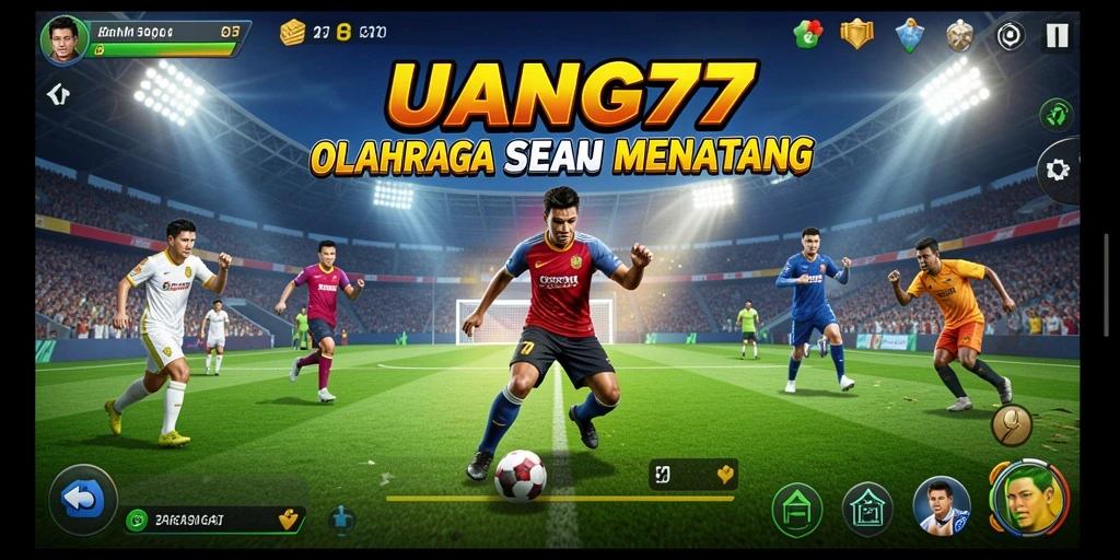Tampilan gameplay seru dalam UANG77, nikmati pengalaman olahraga terbaik.