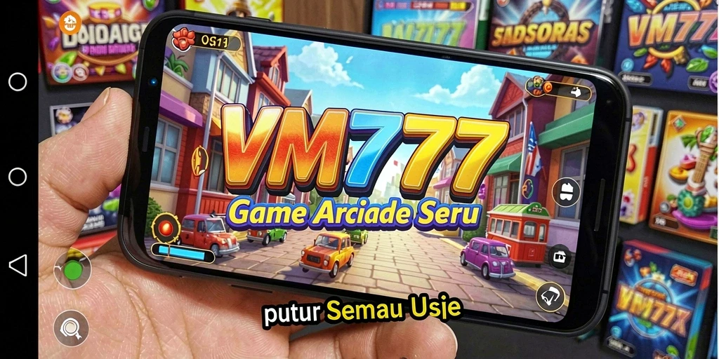 Tangkapan layar VM777 menampilkan aksi gameplay Arcade yang seru dan menantang.