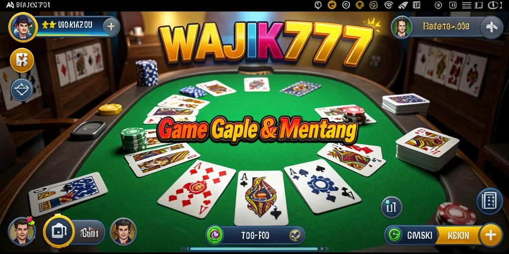 Tampilan gameplay WAJIK777 yang seru dan interaktif.