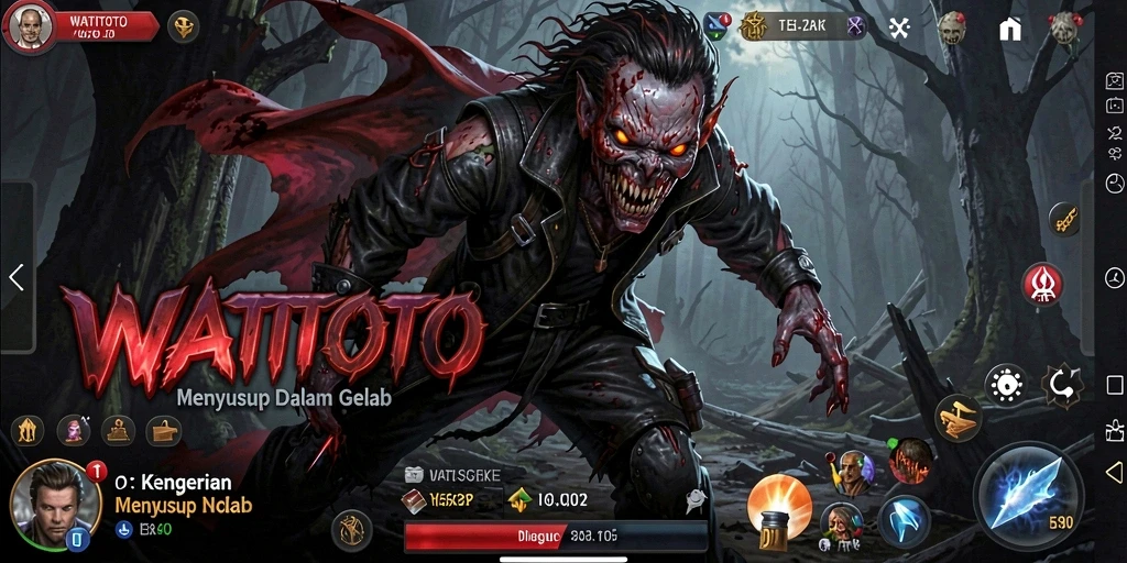 Gameplay menegangkan dalam suasana kegelapan yang mencekam.