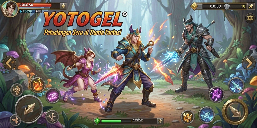 Gameplay seru dengan grafis menakjubkan di YOTOGEL.